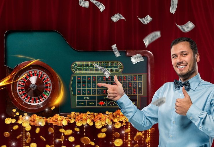 Meja Sic Bo live di araslot dengan tiga dadu dalam shaker kaca transparan dan hasil jelas terlihat